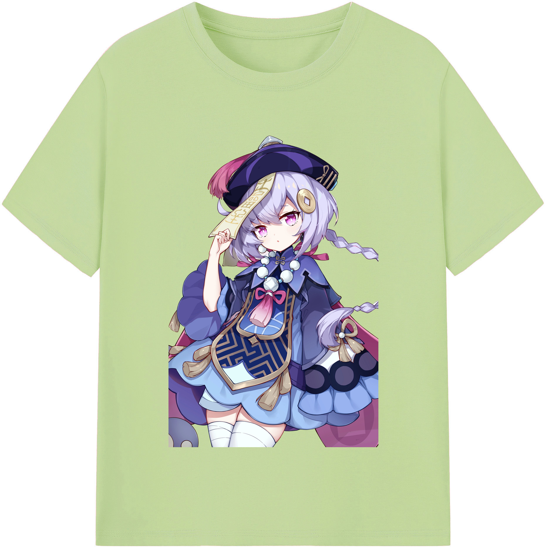 げんし神 七七 なな  genshin Nana 綿100％半袖Tシャツ（フロントプリント）